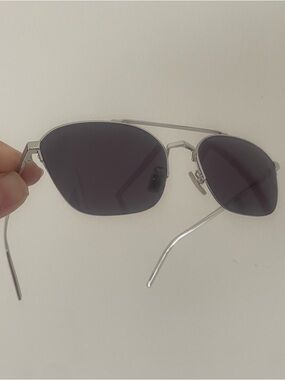 GIVENCHY 
Gv Speed Pilot Sunglasses - Shiny Palladium / Smoke